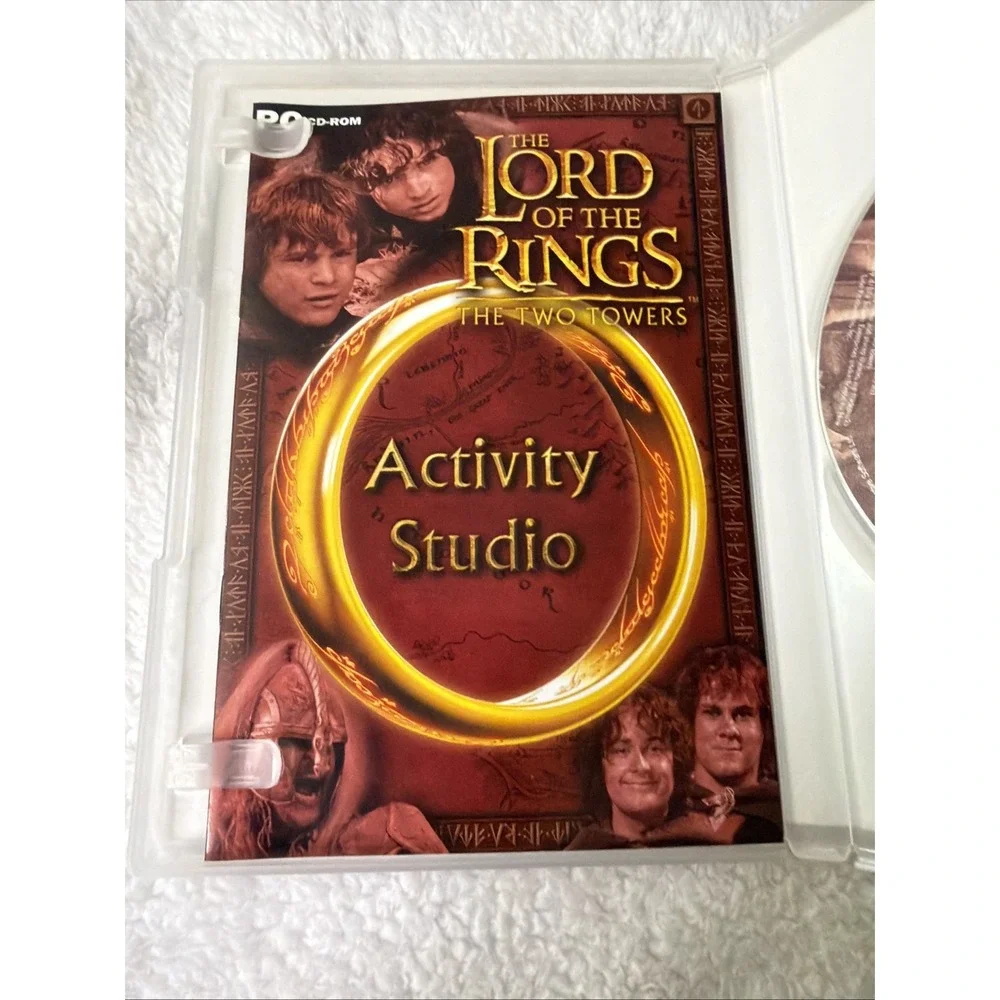 The Lord Of The Rings The Two Towers Activity Studio PC CD ROM Vtg